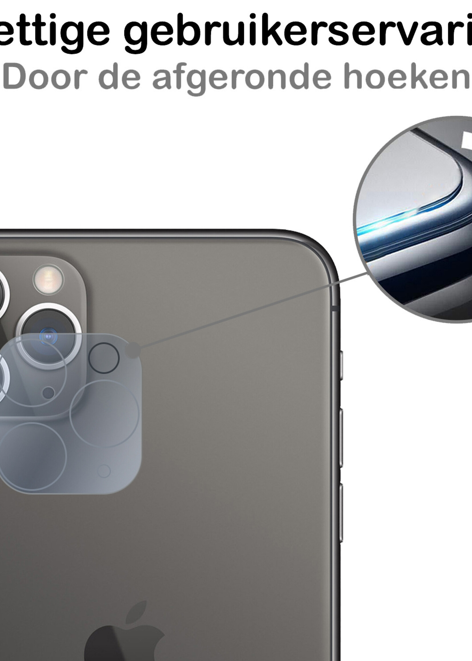 BTH Screenprotector Geschikt voor iPhone 12 Pro Camera Lens Screenprotector Glas - Screenprotector Geschikt voor iPhone 12 Pro Screenprotector Camera Protector Gehard Glas - 3 PACK