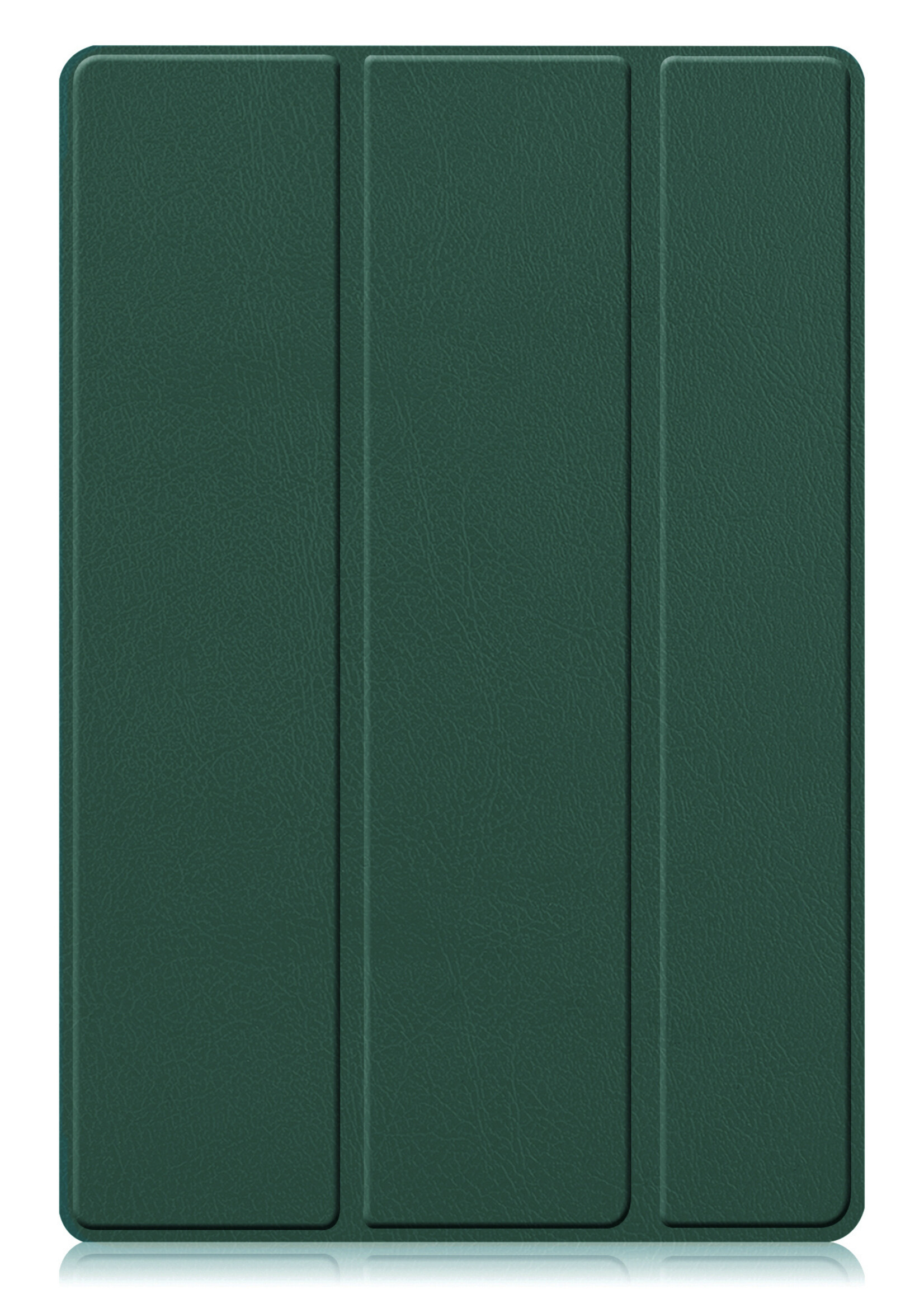 BTH Hoes Geschikt voor Samsung Galaxy Tab A8 Hoes Book Case Hoesje Trifold Cover Met Screenprotector - Hoesje Geschikt voor Samsung Tab A8 Hoesje Bookcase - Donkergroen