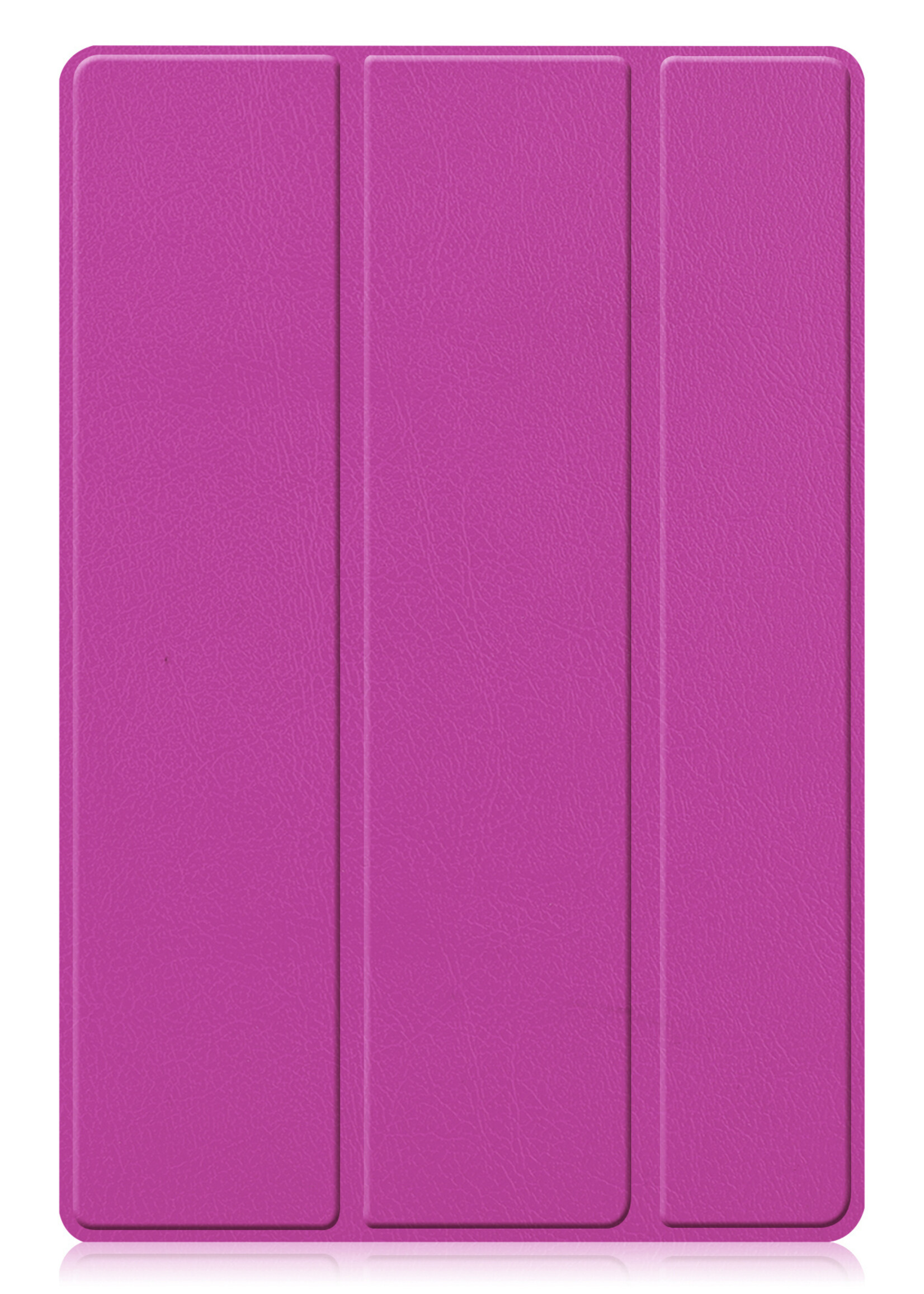 BTH Hoes Geschikt voor Samsung Galaxy Tab A8 Hoes Book Case Hoesje Trifold Cover Met Screenprotector - Hoesje Geschikt voor Samsung Tab A8 Hoesje Bookcase - Paars
