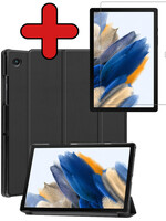 BTH BTH Samsung Galaxy Tab A8 2022 Hoes Met Screenprotector - Zwart