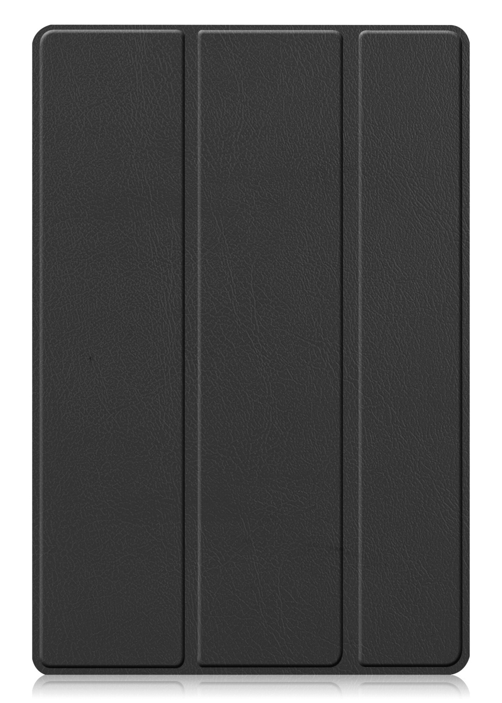 BTH Hoes Geschikt voor Samsung Galaxy Tab A8 Hoes Book Case Hoesje Trifold Cover Met Screenprotector - Hoesje Geschikt voor Samsung Tab A8 Hoesje Bookcase - Zwart