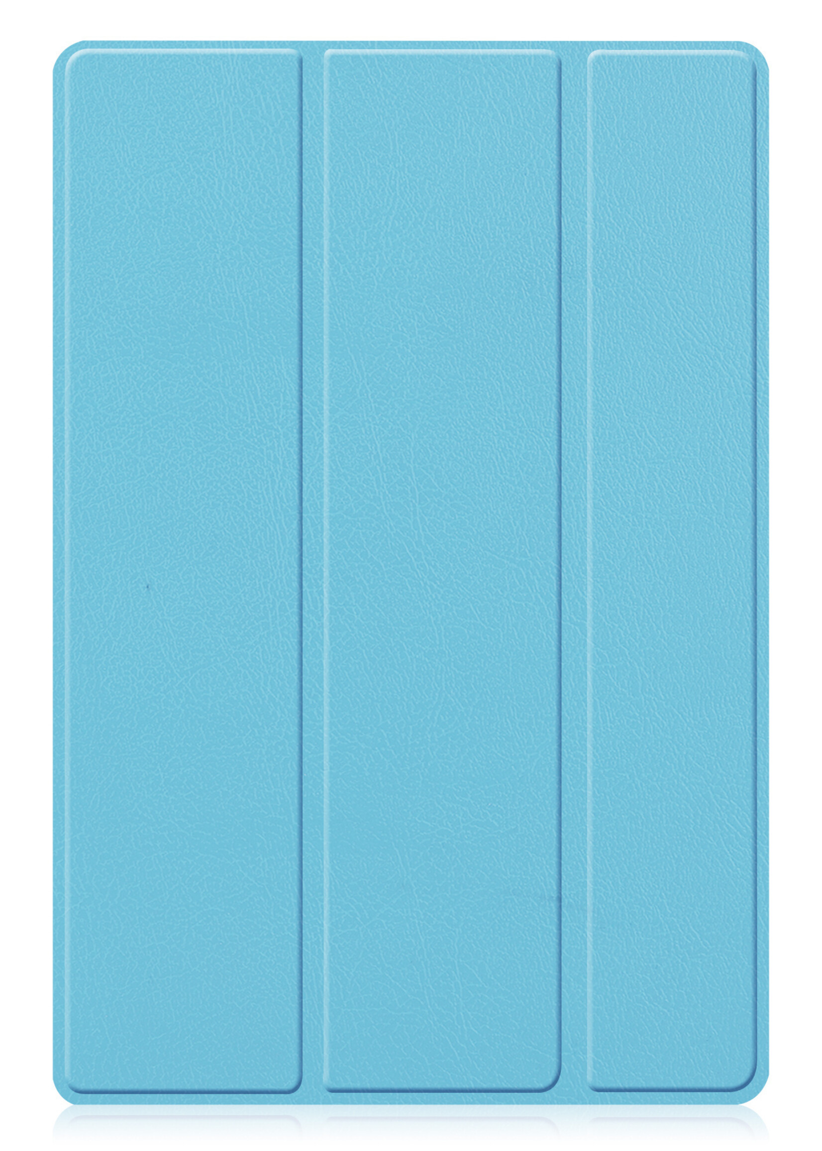 BTH Hoes Geschikt voor Samsung Galaxy Tab A8 Hoes Book Case Hoesje Trifold Cover Met Screenprotector - Hoesje Geschikt voor Samsung Tab A8 Hoesje Bookcase - Lichtblauw