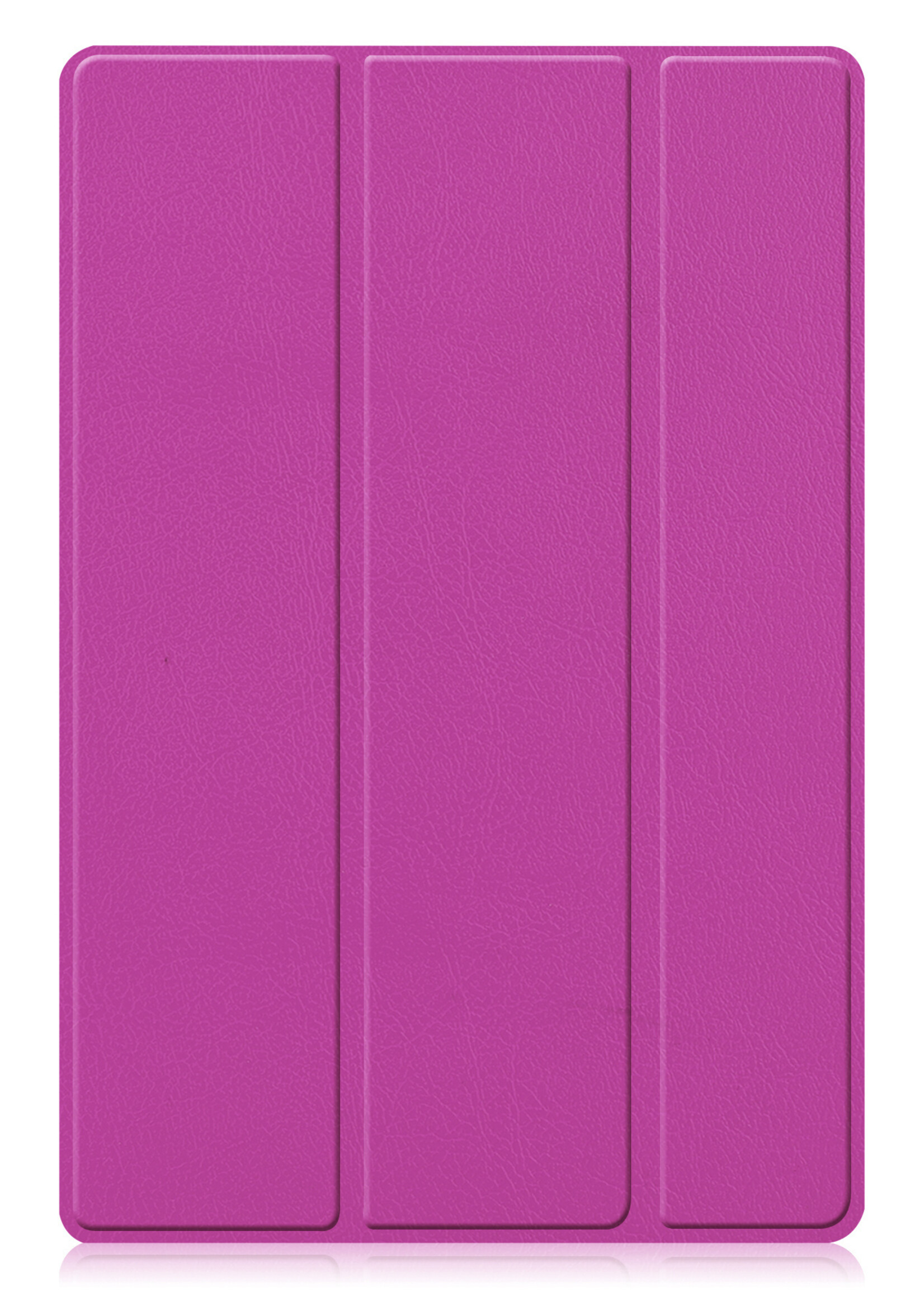 BTH Hoes Geschikt voor Samsung Galaxy Tab A8 Hoes Book Case Hoesje Trifold Cover Met Screenprotector - Hoesje Geschikt voor Samsung Tab A8 Hoesje Bookcase - Paars