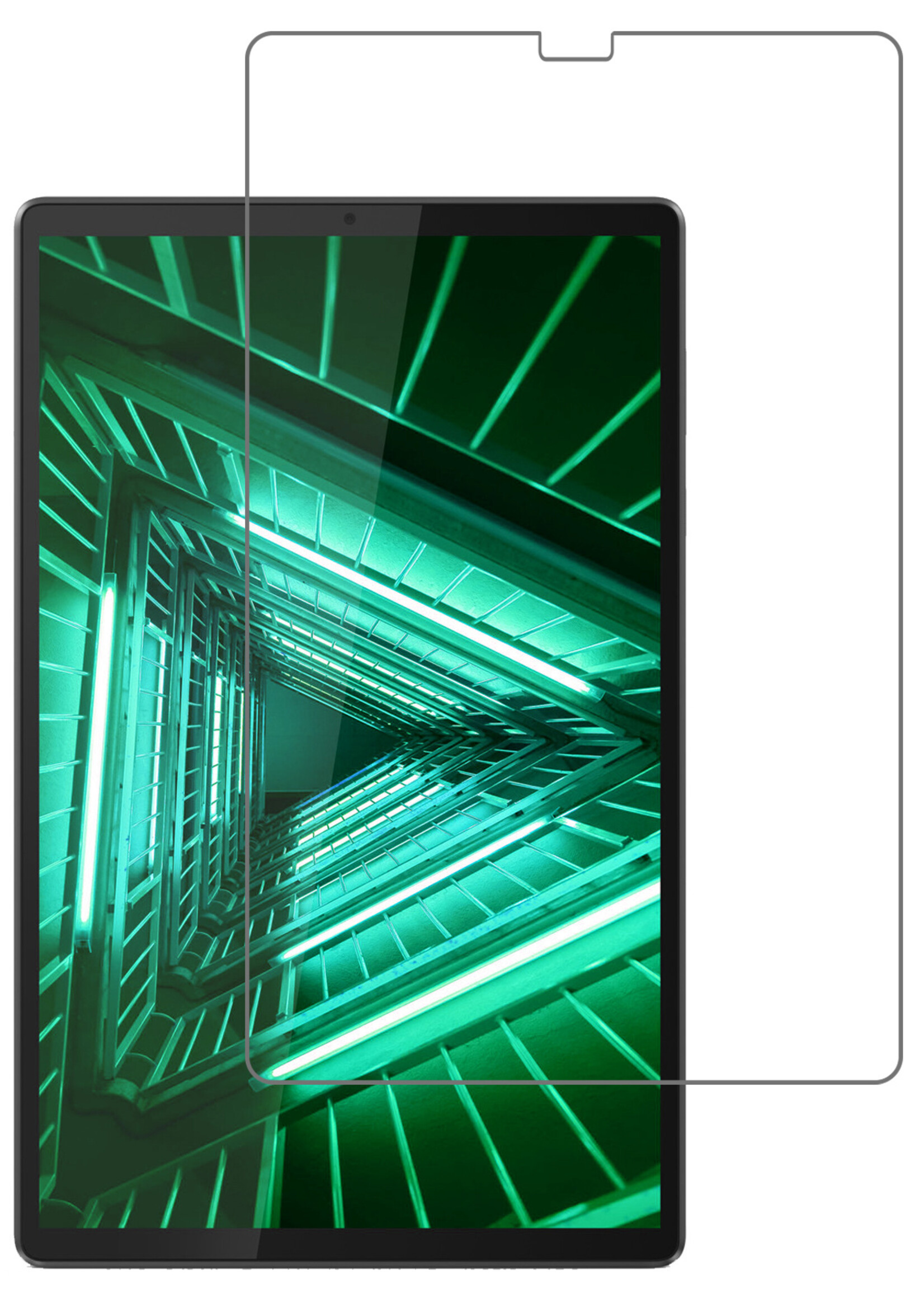 BTH Lenovo Tab M10 FHD Plus Screenprotector Tempered Glass Screen Protector Gehard Glas