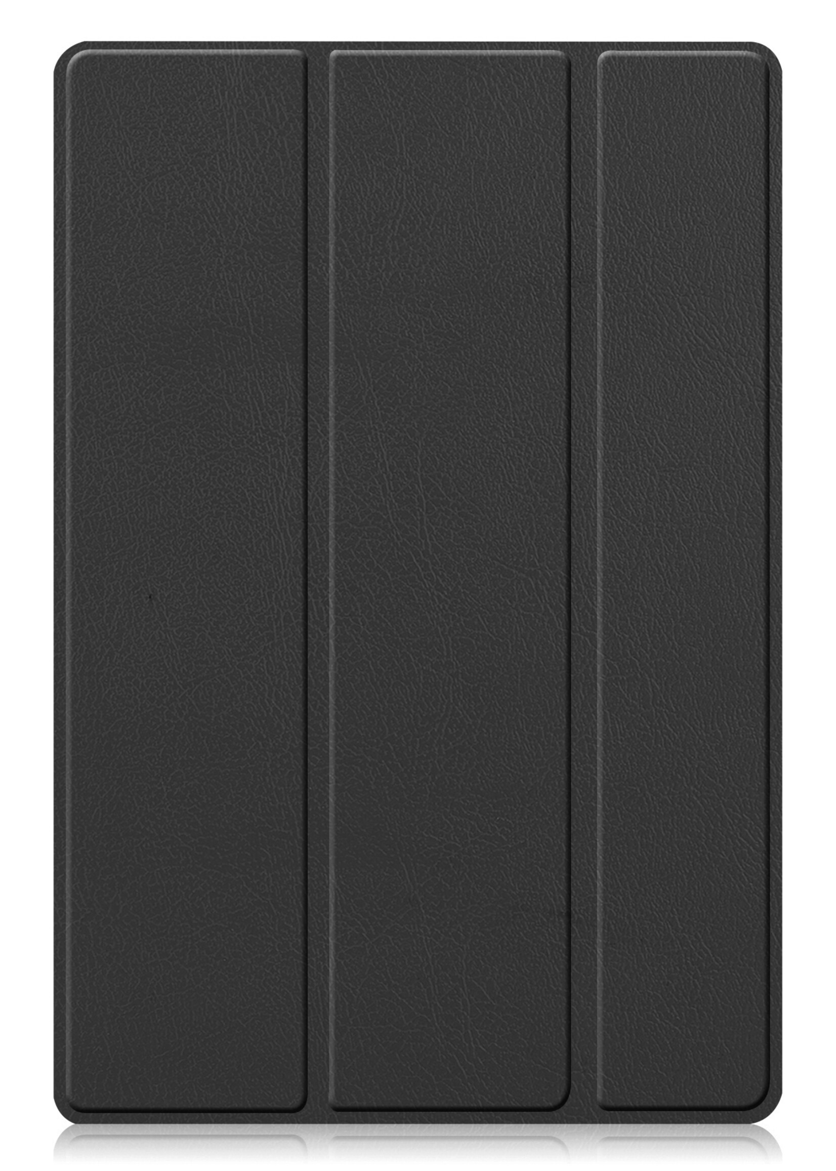 BTH Hoes Geschikt voor Samsung Galaxy Tab A8 Hoes Book Case Hoesje Trifold Cover Met Screenprotector - Hoesje Geschikt voor Samsung Tab A8 Hoesje Bookcase - Zwart