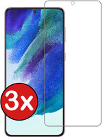 BTH BTH Samsung Galaxy S21FE Screenprotector Glas - 3 PACK