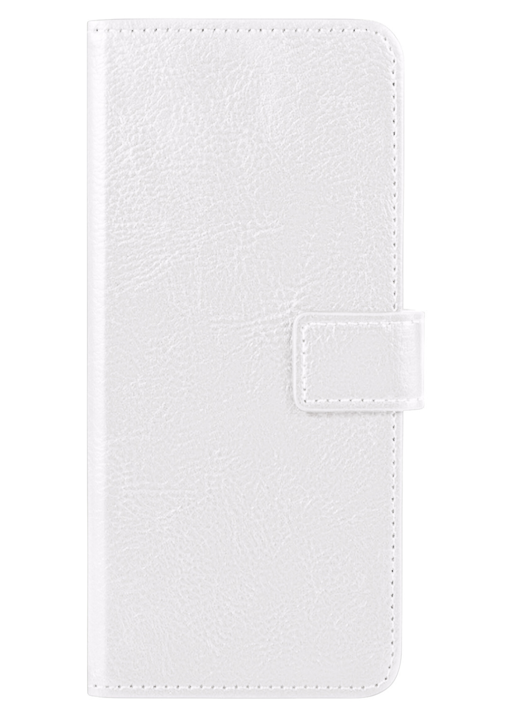 BTH Samsung S21 FE Hoesje Book Case Hoes - Samsung Galaxy S21 FE Case Hoesje Portemonnee Cover - Samsung S21 FE Hoes Wallet Case Hoesje - Wit