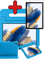 BTH BTH Samsung Galaxy Tab A8 2021 Kinderhoes Met Screenprotector - Blauw