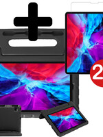 BTH BTH iPad Pro 2021 (11 inch) Kinderhoes Met 2x Screenprotector - Zwart