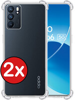 BTH BTH OPPO Reno 6 Hoesje Shockproof - 2 PACK