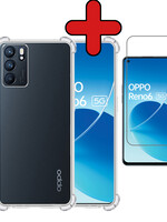 BTH BTH OPPO Reno 6 Hoesje Shockproof Met Screenprotector