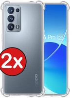 BTH BTH OPPO Reno 6 Pro Hoesje Shockproof - 2 PACK