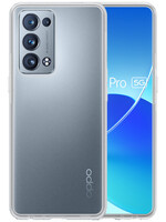 BTH BTH OPPO Reno 6 Pro Hoesje Siliconen Transparant