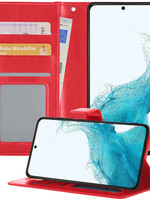 BTH BTH Samsung Galaxy S22 Plus Hoesje Bookcase - Rood