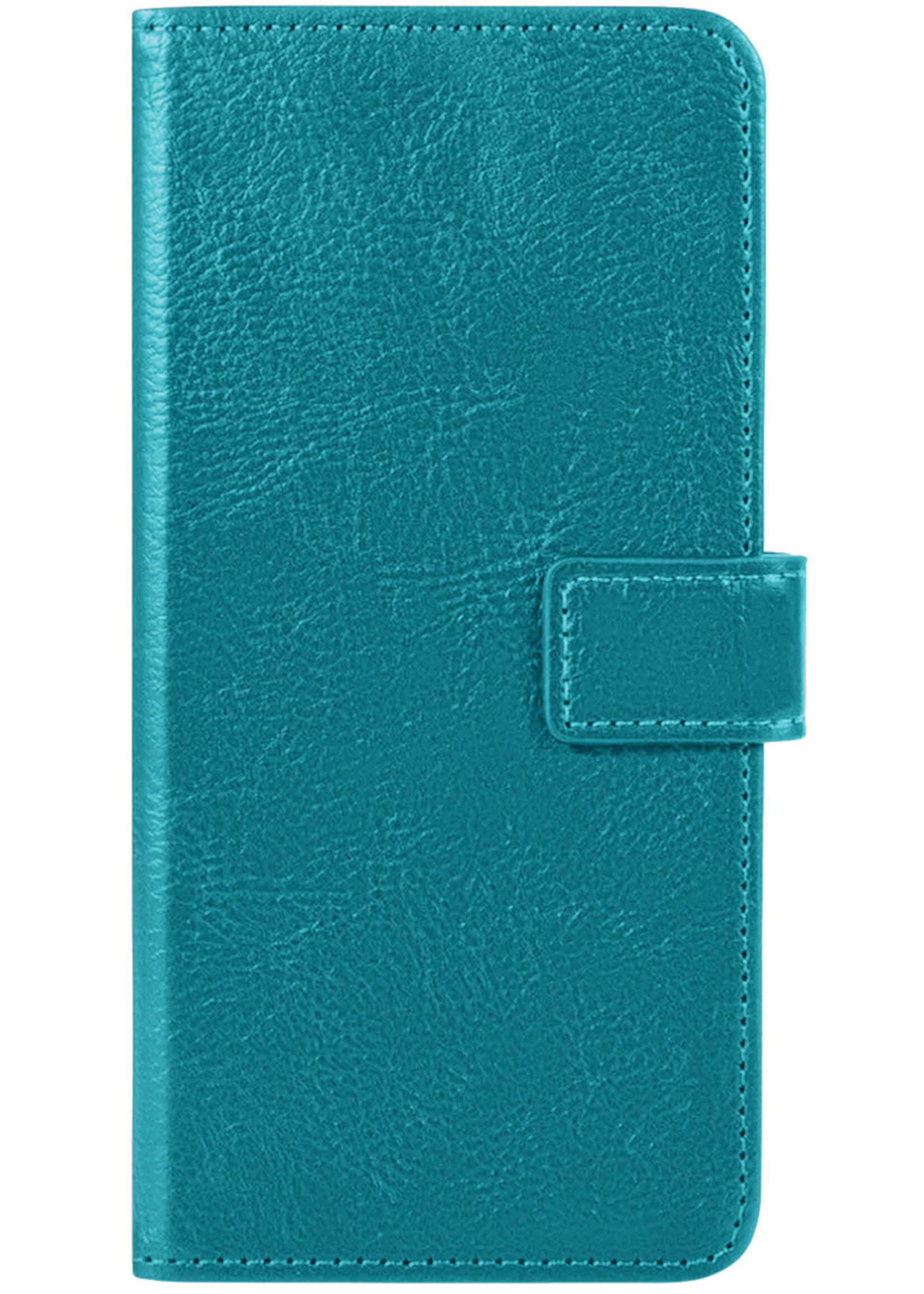 BTH Samsung S22 Ultra Hoesje Book Case Hoes - Samsung Galaxy S22 Ultra Case Hoesje Portemonnee Cover - Samsung S22 Ultra Hoes Wallet Case Hoesje - Turquoise