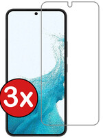 BTH BTH Samsung Galaxy S22 Screenprotector Glas - 3 PACK