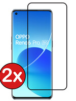 BTH BTH OPPO Reno 6 Pro Screenprotector Glas - 2 PACK