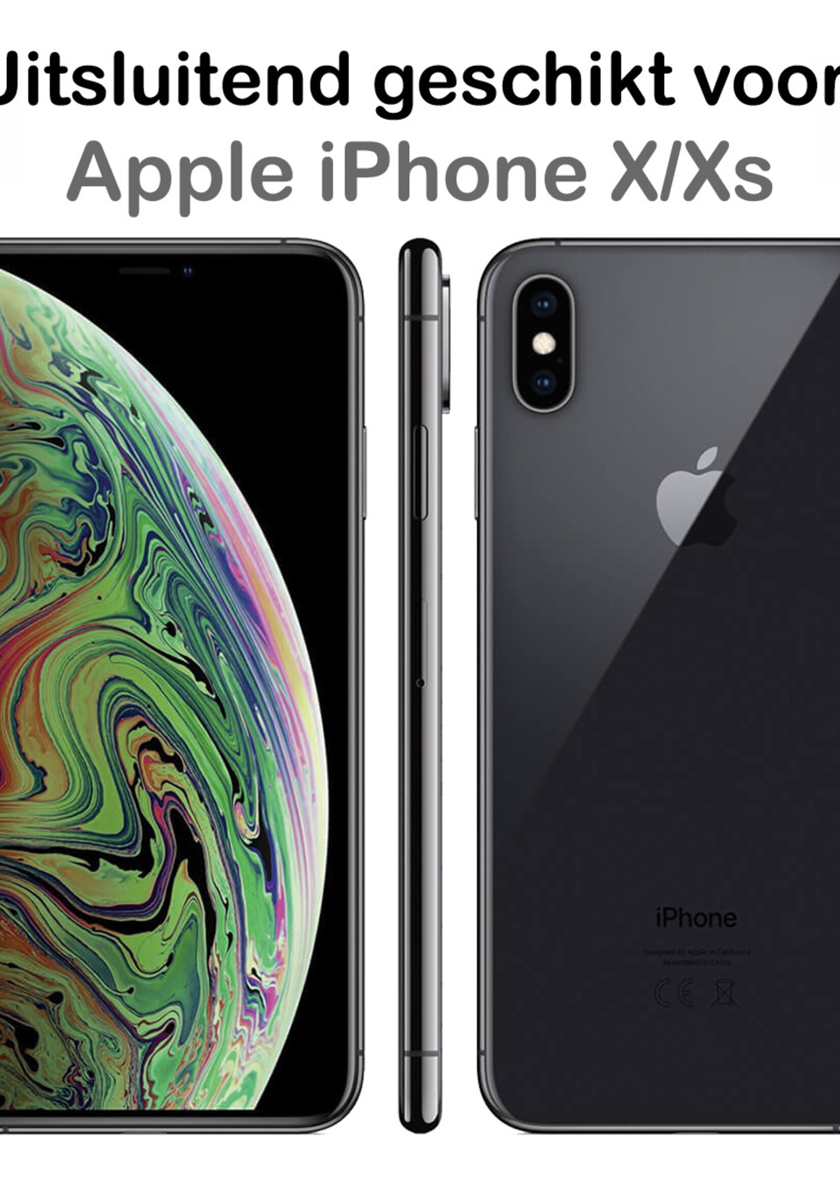 BTH Screenprotector voor iPhone X/Xs Screenprotector Glas Tempered Glass Met Dichte Notch