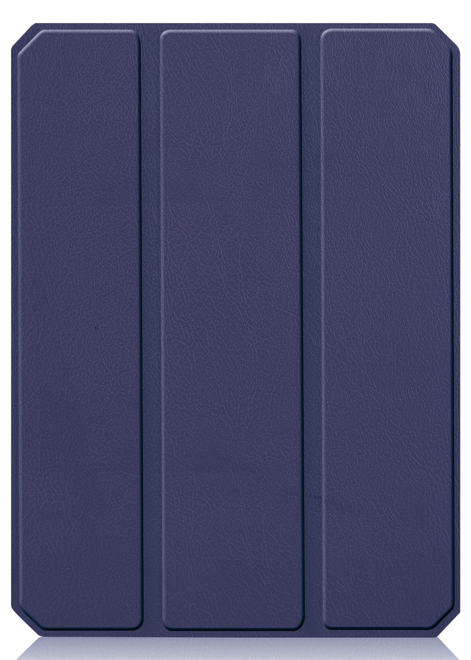BTH Hoes Geschikt voor iPad Mini 6 Hoes Book Case Hoesje Trifold Cover Met Uitsparing Geschikt voor Apple Pencil Met Screenprotector - Hoesje Geschikt voor iPad Mini 6 Hoesje Bookcase - Donkerblauw