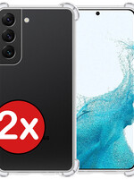 BTH BTH Samsung Galaxy S22 Plus Hoesje Shockproof Met 2x Screenprotector