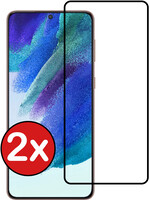 BTH BTH Samsung Galaxy S21FE Screenprotector Full Screen Cover - 2 PACK