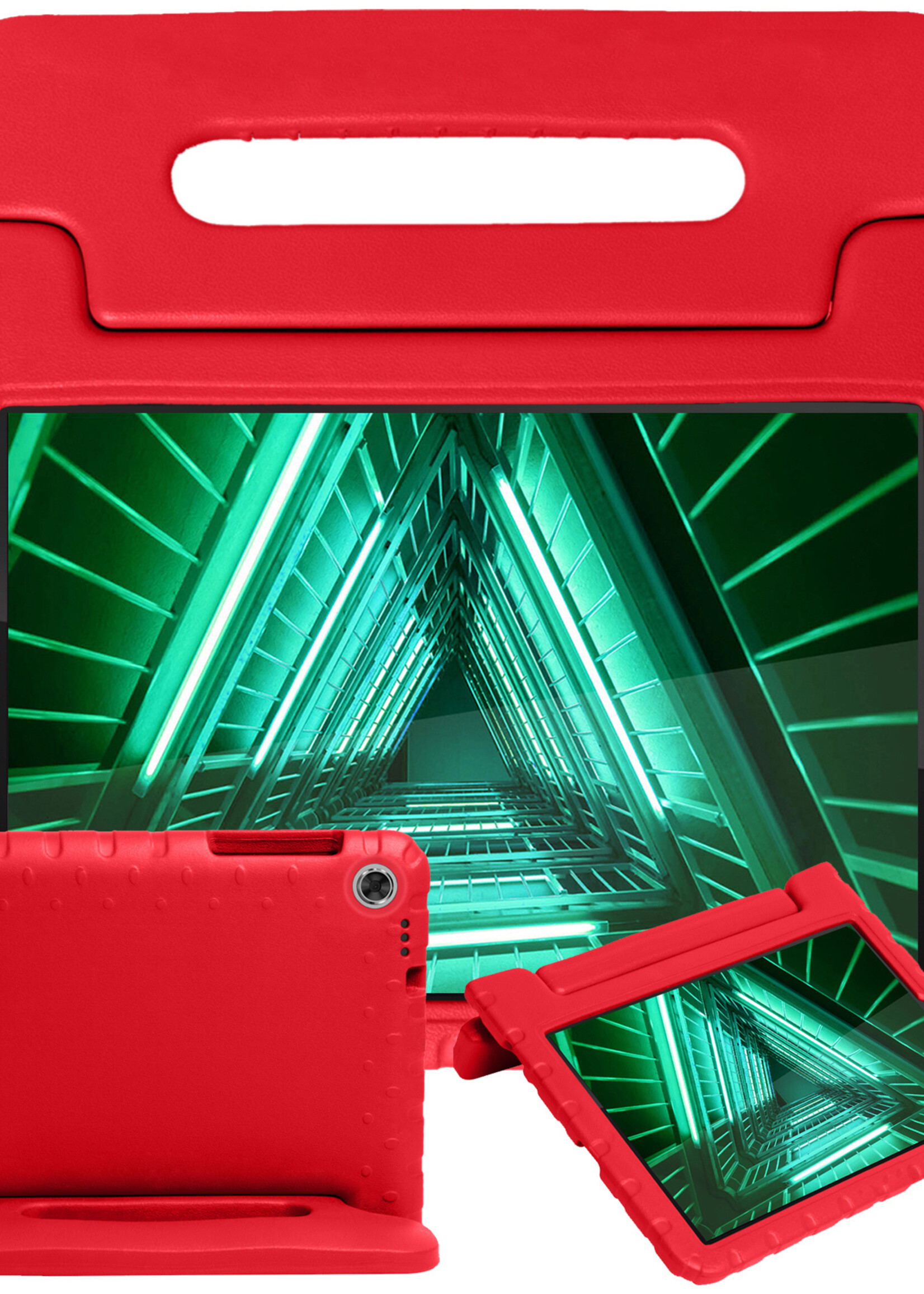 BTH BTH Lenovo Tab M10 FHD Plus Kinderhoes - Rood