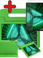 BTH BTH Lenovo Tab M10 FHD Plus Kinderhoes Met Screenprotector - Groen