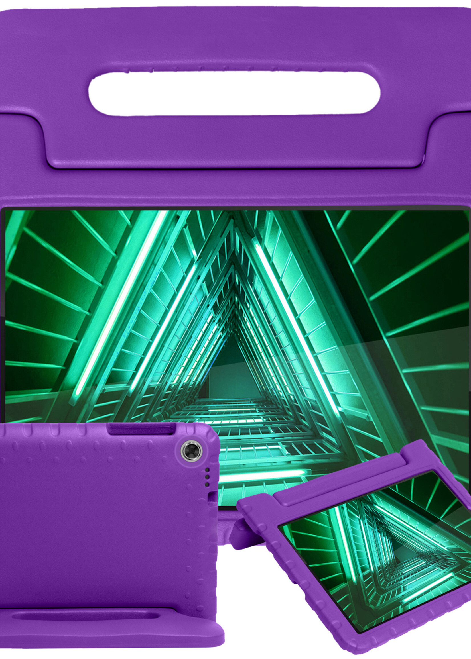 BTH BTH Lenovo Tab M10 FHD Plus Kinderhoes - Paars