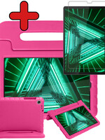 BTH BTH Lenovo Tab M10 FHD Plus Kinderhoes Met Screenprotector - Roze