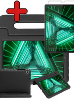BTH BTH Lenovo Tab M10 FHD Plus Kinderhoes Met Screenprotector - Zwart