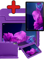 BTH BTH Lenovo Tab P11 Kinderhoes Met Screenprotector - Paars