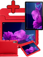 BTH BTH Lenovo Tab P11 Kinderhoes Met Screenprotector - Rood