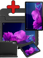BTH BTH Lenovo Tab P11 Kinderhoes Met Screenprotector - Zwart