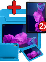 BTH BTH Lenovo Tab P11 Kinderhoes Met 2x Screenprotector - Blauw
