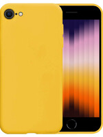BTH BTH iPhone SE 2022 Hoesje Siliconen - Geel