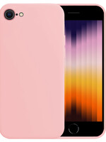 BTH BTH iPhone SE 2022 Hoesje Siliconen - Lichtroze