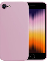 BTH BTH iPhone SE 2022 Hoesje Siliconen - Lila