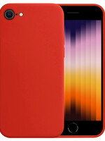 BTH BTH iPhone SE 2022 Hoesje Siliconen - Rood