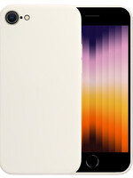 BTH BTH iPhone SE 2022 Hoesje Siliconen - Wit