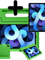 BTH BTH iPad Air 5 Kinderhoes Met Screenprotector - Groen