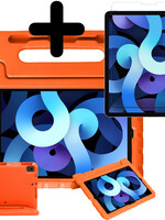 BTH BTH iPad Air 5 Kinderhoes Met Screenprotector - Oranje