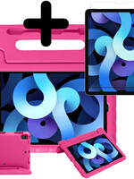 BTH BTH iPad Air 5 Kinderhoes Met Screenprotector - Roze