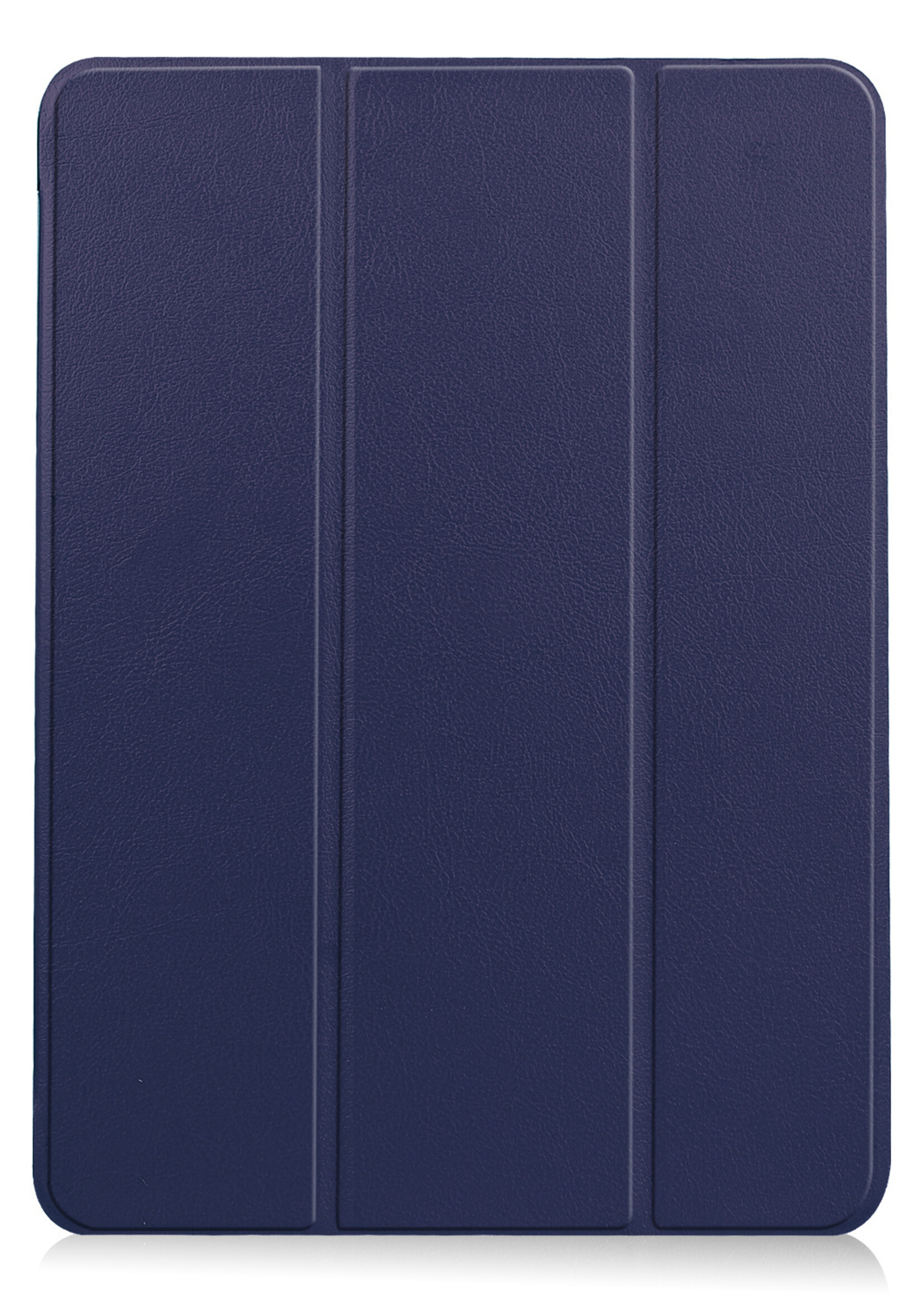 BTH iPad Air 2022 Hoes Luxe Book Case - iPad Air 5 Hoesje Case Cover - Donker Blauw