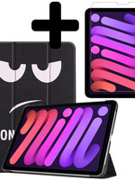 BTH BTH iPad Mini 6 Hoesje Met Screenprotector - Don't Touch Me