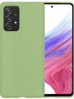 BTH BTH Samsung Galaxy A53 Hoesje Siliconen - Groen