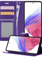 BTH BTH Samsung Galaxy A53 Hoesje Bookcase - Paars
