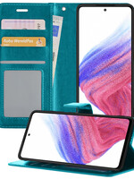 BTH BTH Samsung Galaxy A53 Hoesje Bookcase - Turquoise