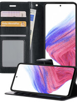 BTH BTH Samsung Galaxy A53 Hoesje Bookcase - Zwart
