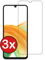 BTH BTH Samsung Galaxy A33 Screenprotector Glas - 3 PACK