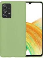 BTH BTH Samsung Galaxy A33 Hoesje Siliconen - Groen